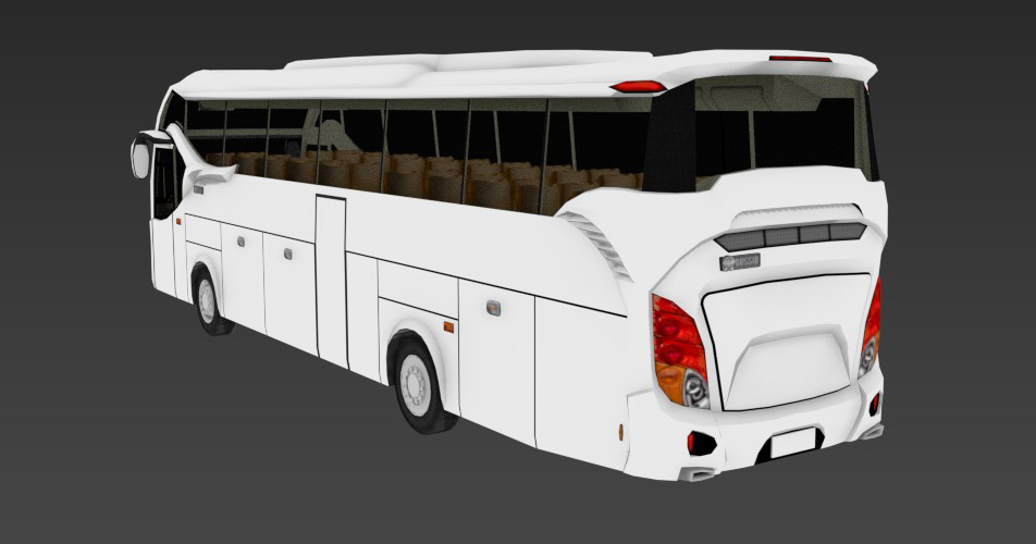 Template Livery for Arjuna XHD - Bus Simulator Indonesia