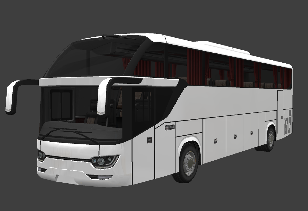Template Livery for Srikandi SHD - Bus Simulator Indonesia